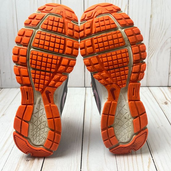 Nike Revolution 2 Women's Running Shoe, Grey/Orange/Pink, Sneaker Size 6 - Picture 5 of 9